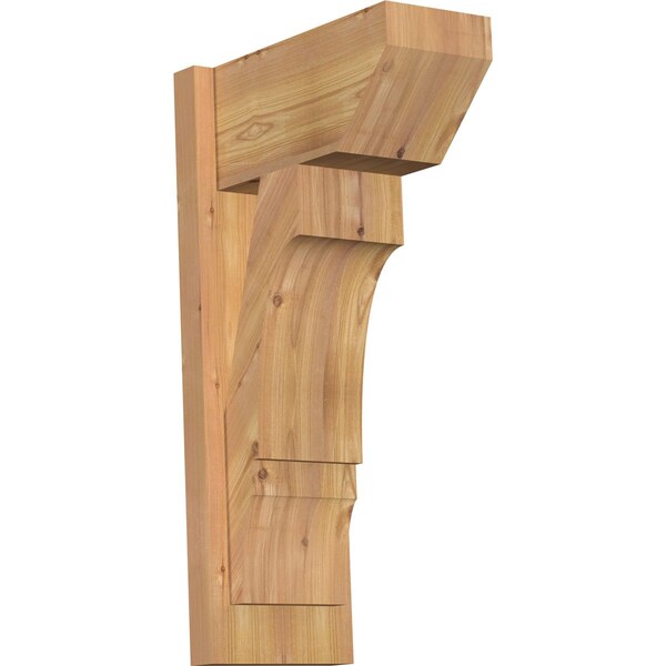 Ekena Millwork Balboa Slat Smooth Outlooker, Western Red Cedar, 7 1/2"W x 14"D x 26"H OUT08X14X26BOA06SWR - main